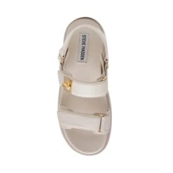 Steve Madden Supermona Sandal Bone Leather -Steve Madden Shop SM11003868 03001 287 05
