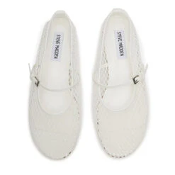 Steve Madden Mags Flat Shoe White -Steve Madden Shop SM11003869 04004 002 04