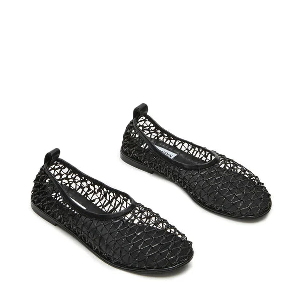 Steve Madden Ambrosia Flat Shoe Black 4 Steve Madden Ambrosia Flat Shoe Black - Image 2