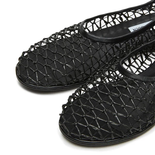 Steve Madden Ambrosia Flat Shoe Black 7 Steve Madden Ambrosia Flat Shoe Black - Image 5