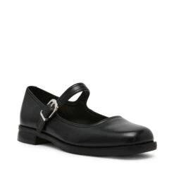 Steve Madden Delancy Flat Shoe Black Leather 10 Steve Madden Delancy Flat Shoe Black Leather -Steve Madden Shop SM11003873 03001 017 02