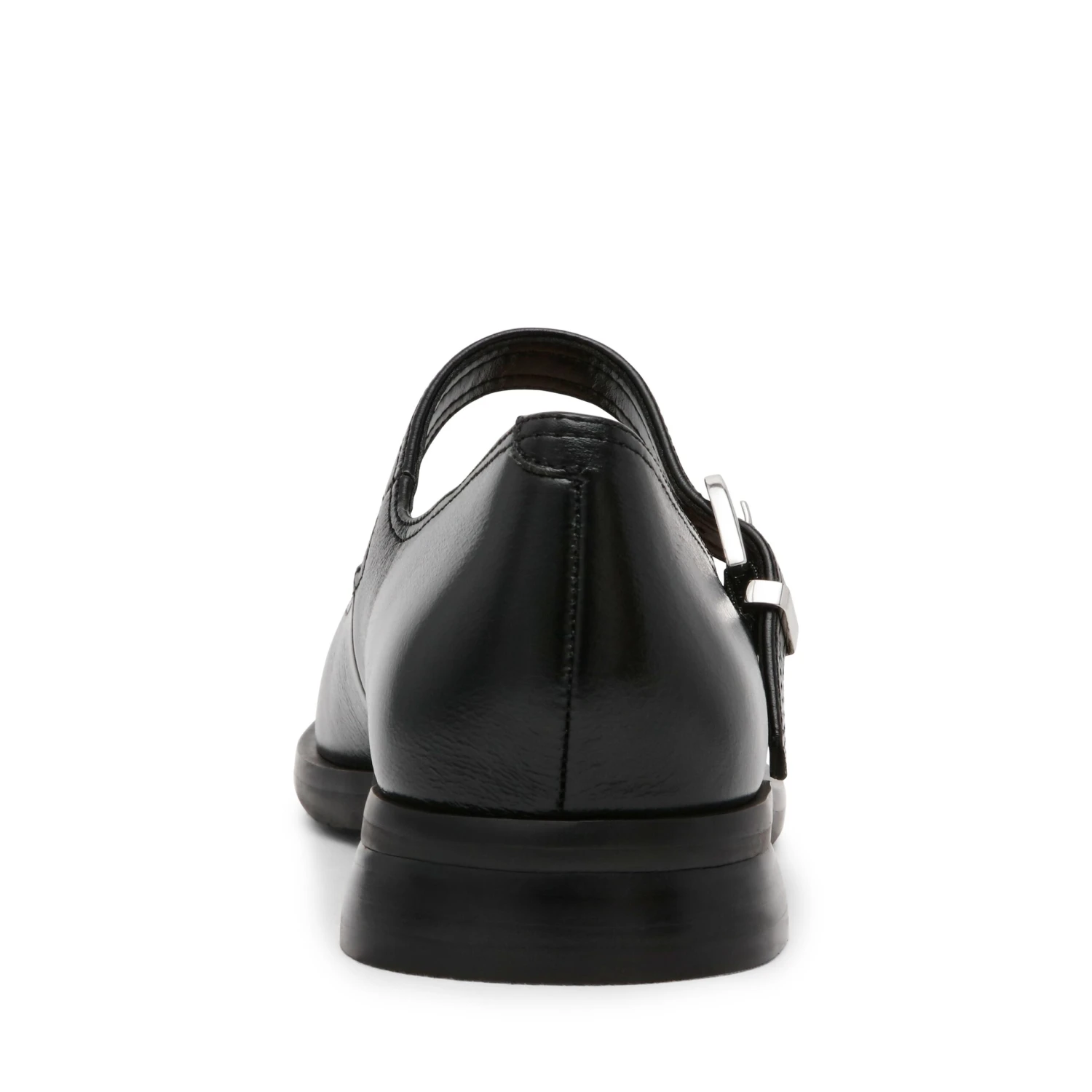 Steve Madden Delancy Flat Shoe Black Leather 7 Steve Madden Delancy Flat Shoe Black Leather - Image 5