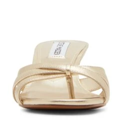 Steve Madden Cary Sandal Gold Leather -Steve Madden Shop SM11003878 03001 977 03