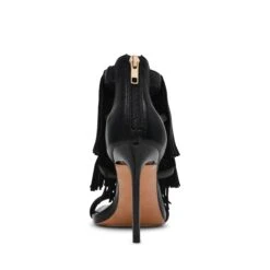 Steve Madden Fringzy Sandal Black Leather -Steve Madden Shop SM11003883 03009 017 04