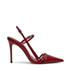 Steve Madden Deagan Sandal Wine Patent