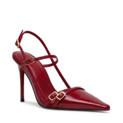 Steve Madden Deagan Sandal Wine Patent -Steve Madden Shop SM11003884 02002 628 02