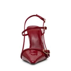 Steve Madden Deagan Sandal Wine Patent -Steve Madden Shop SM11003884 02002 628 03