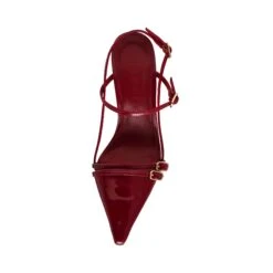 Steve Madden Deagan Sandal Wine Patent -Steve Madden Shop SM11003884 02002 628 05
