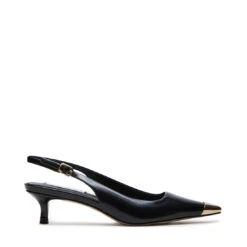 Steve Madden Kenz Pump Black Leather