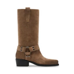 Steve Madden Ruskin Boot Taupe Suede