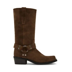 Steve Madden Ruskin Boot Chestnut Suede