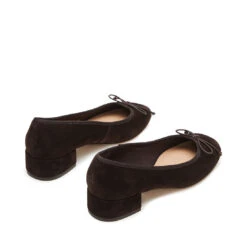 Steve Madden Cherisher Flat Shoe Chocolate Brown Suede -Steve Madden Shop SM11003890 03002 880 03
