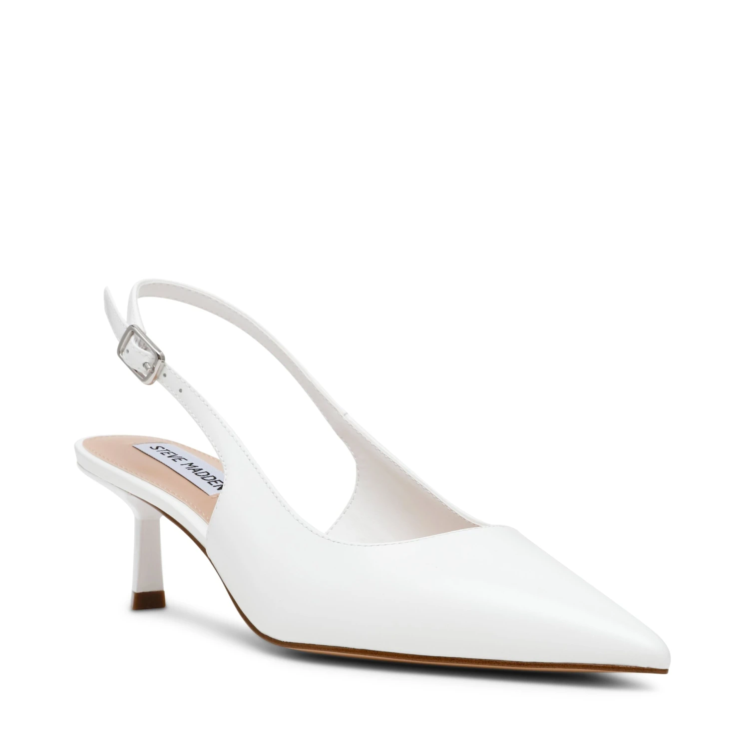 Steve Madden Korra Pump White Box Leather 4 Steve Madden Korra Pump White Box Leather - Image 2
