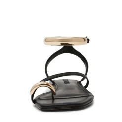 Steve Madden Odyssey Sandal Black Leather -Steve Madden Shop SM11003929 03001 017 03