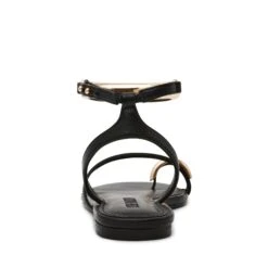 Steve Madden Odyssey Sandal Black Leather -Steve Madden Shop SM11003929 03001 017 04