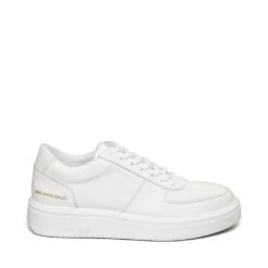 Flynn Trainer White Leather
