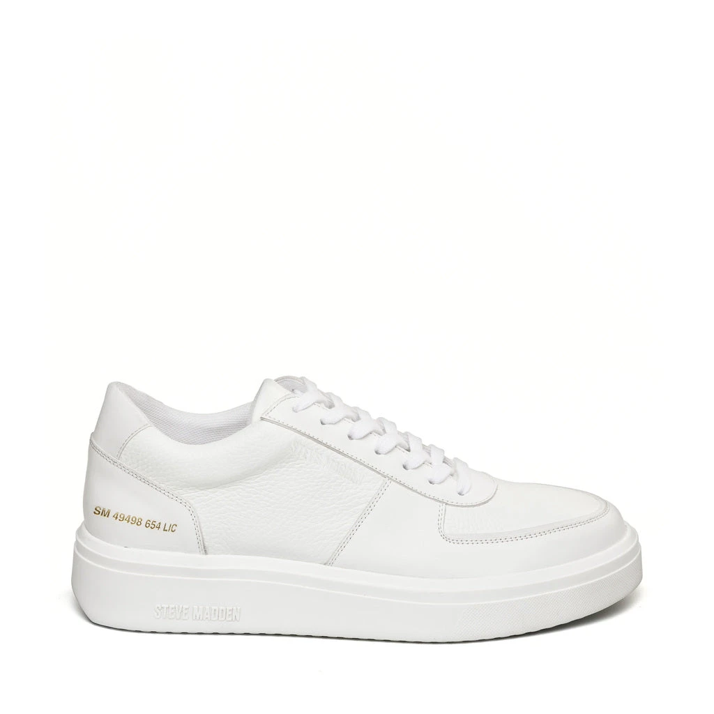 Flynn Trainer White Leather 2 Flynn Trainer White Leather