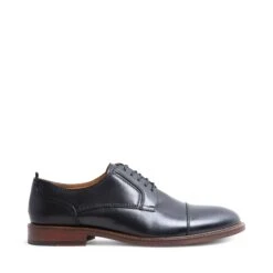 Chadrick Lace Up Shoes Black Leather