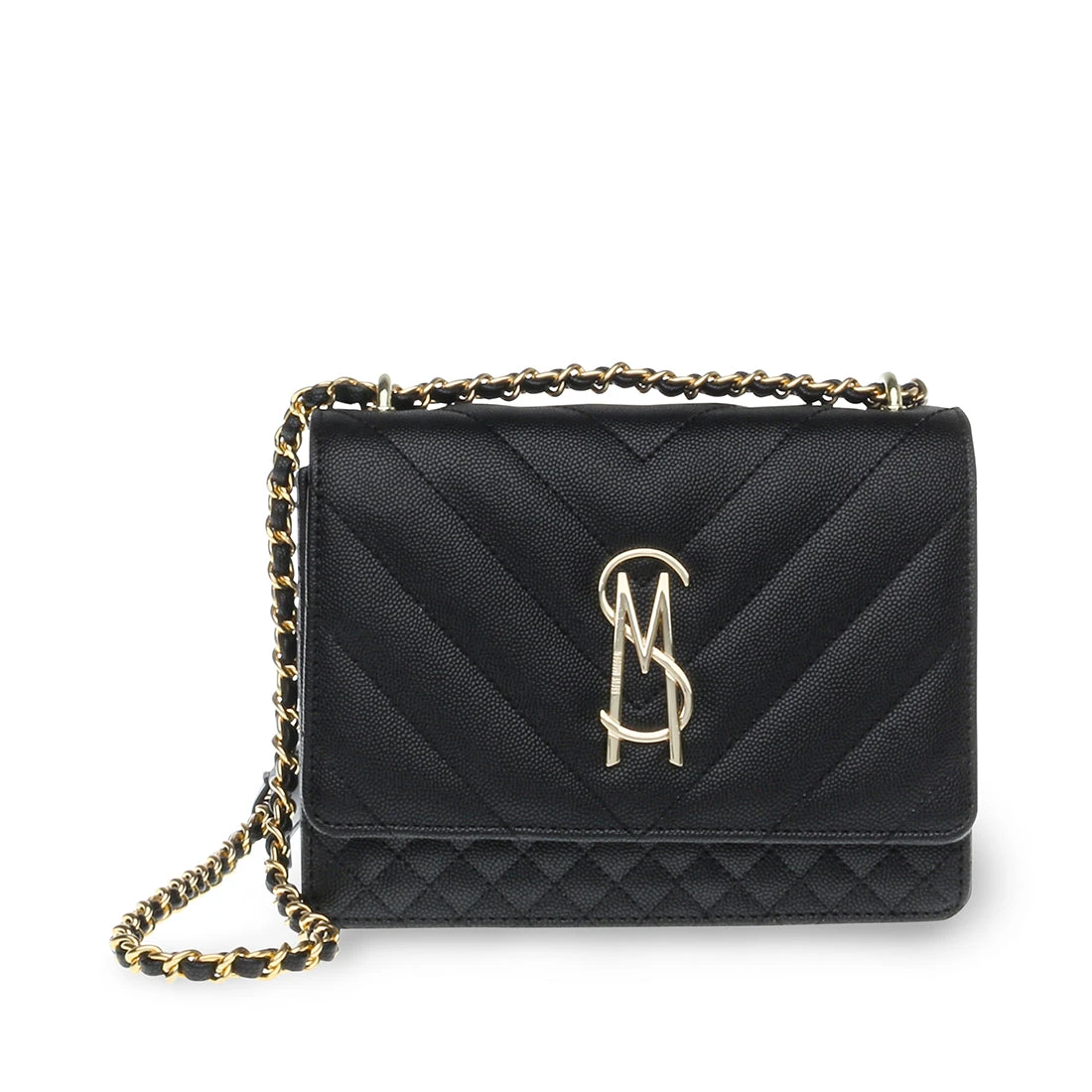Steve Madden Bamara Bag Black Gold 3 Steve Madden Bamara Bag Black Gold