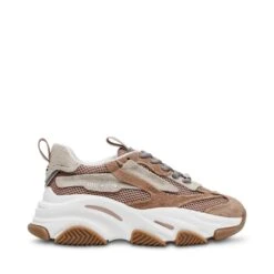 Steve Madden Possession E Trainer Oatmeal Suede