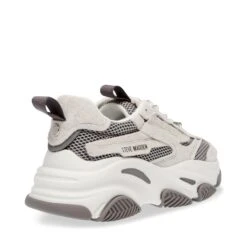 Steve Madden Possession E Trainer Bone Grey -Steve Madden Shop SM19000033 03006 BG3 03