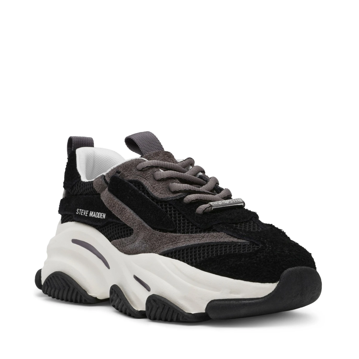 Steve Madden Possession E Trainer Black Smoke 4 Steve Madden Possession E Trainer Black Smoke - Image 2