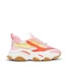 Steve Madden Possession E Sneaker Pink Yellow