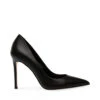 Steve Madden Evelyn Black Leather