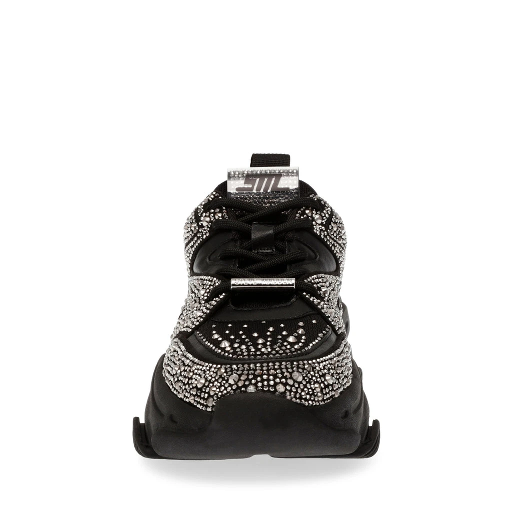 Steve Madden Privy Trainer Black Silver 1 5 Steve Madden Privy Trainer Black Silver 1 - Image 3