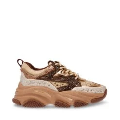 Steve Madden Privy Trainer Cappucino Mul