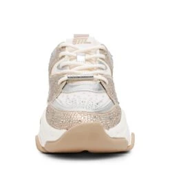 Steve Madden Privy Sneaker Silver Gold Cream 9 Steve Madden Privy Sneaker Silver Gold Cream -Steve Madden Shop SM19000082 04004 SG3 04