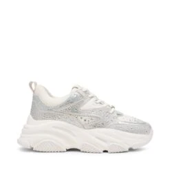 Steve Madden Privy Sneaker Silver Coin