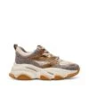 Steve Madden Privy Trainer Taupe Rose Gld