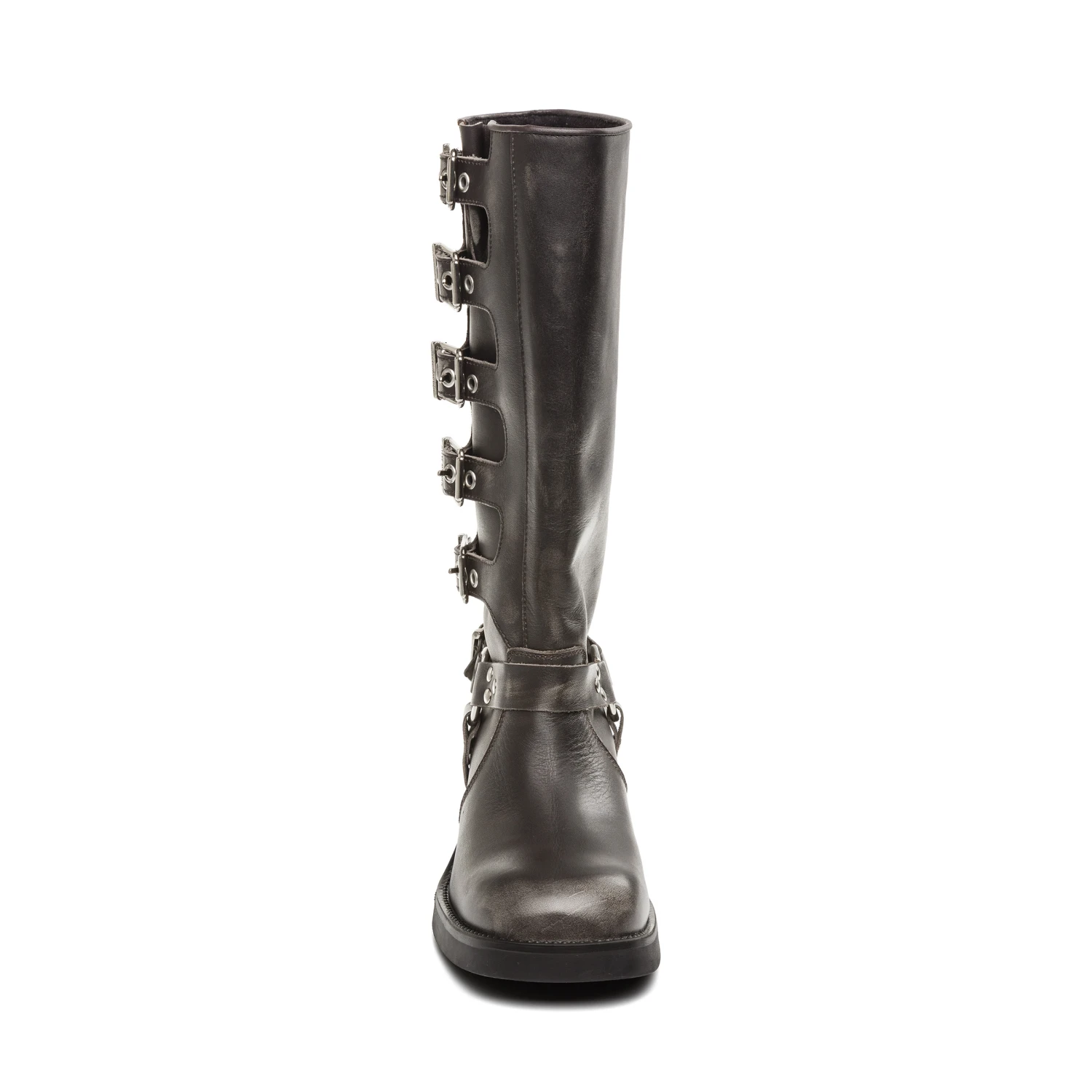 Steve Madden Brocks Boot Dk Grey Leather 1 5 Steve Madden Brocks Boot Dk Grey Leather 1 - Image 3