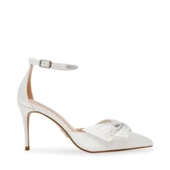 Steve Madden Lilyann E Sandal Ivory Satin