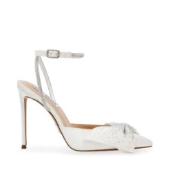 Steve Madden Vincentia E Sandal Ivory Satin