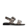Steve Madden Saria E Sandal Lt Beige Snake -Steve Madden Shop SM19000132 02002 27J 01