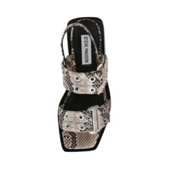 Steve Madden Saria E Sandal Lt Beige Snake -Steve Madden Shop SM19000132 02002 27J 03