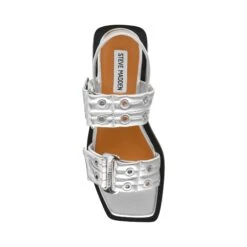 Steve Madden Saria E Sandal Silver -Steve Madden Shop SM19000132 02002 751 03