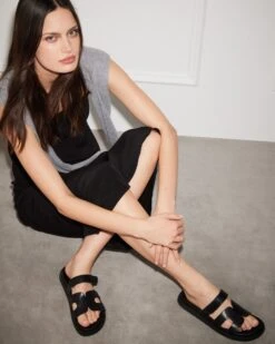 Steve Madden Mayven Black Leather -Steve Madden Shop SM 2024 Q1 INTL TRENDS 24 MISSILE 3087 CROPPED