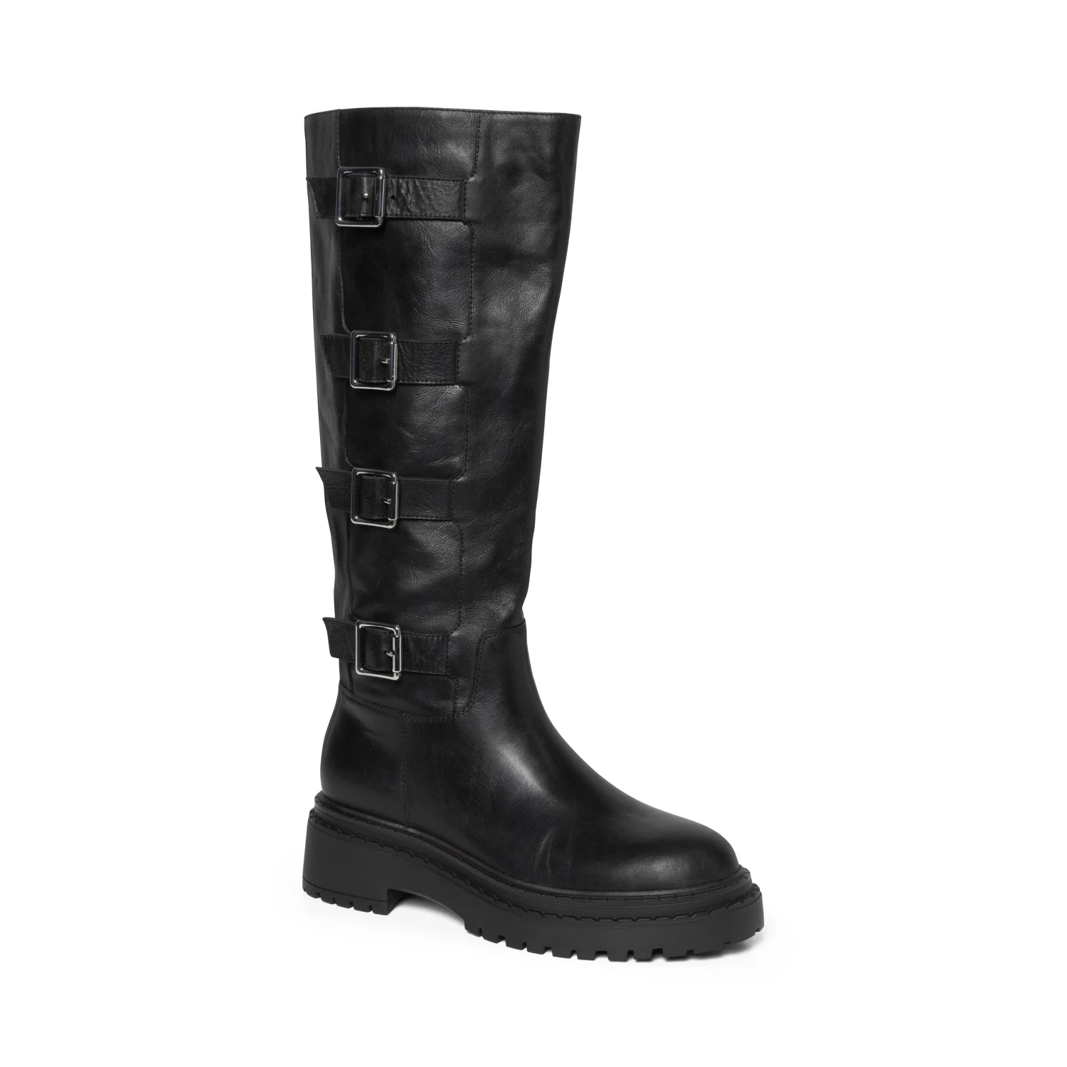 Steve Madden Solo Boot Black Leather 5 Steve Madden Solo Boot Black Leather - Image 3