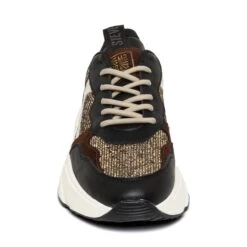 Steve Madden Starlyn Sneaker Black Gold Multi -Steve Madden Shop STARLYN BLACK GOLD MULTI 04