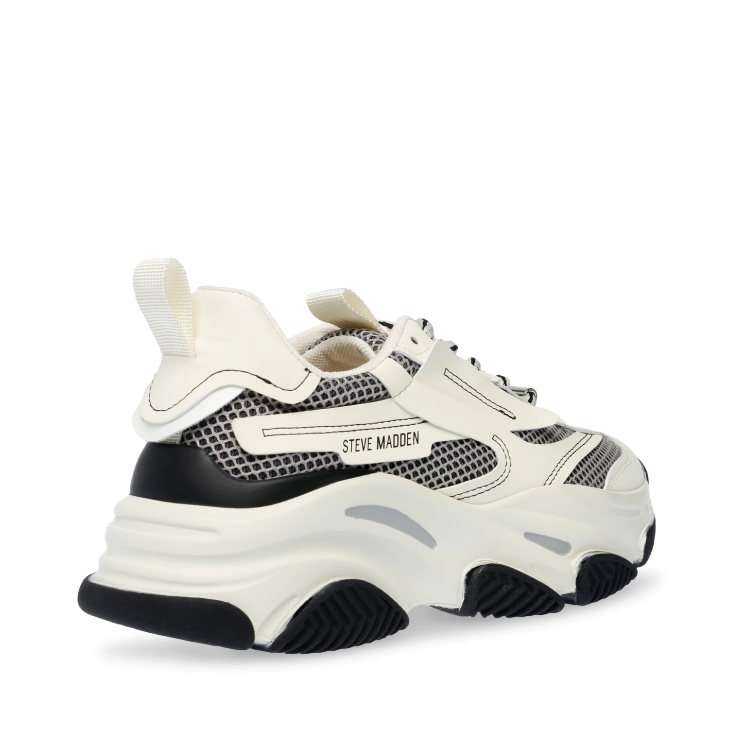 Steve Madden Possession E Trainer Black Bone 9 Steve Madden Possession E Trainer Black Bone - Image 7