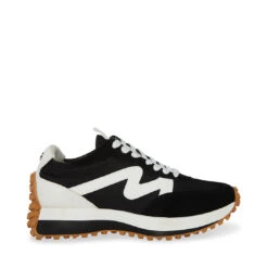 Steve Madden Campo Trainer Black Whte