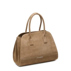 Steve Madden Bhadlee Bag Taupe Suede -Steve Madden Shop STEVEMADDEN HANDBAGS BHADLEE TAUPE SUEDE 03 grande 87fc8738 6006 4f3a bcd7 464bb6324264