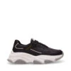 Park Trainer Black Whte 2 Park Trainer Black Whte -Steve Madden Shop STEVEMADDEN MENS PARKER BLACK WHITE GREY 03