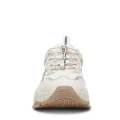 Steve Madden Android E Trainer Cream -Steve Madden Shop STEVEMADDEN SHOES ANDROID CREAM FRONT