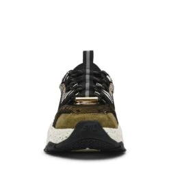 Steve Madden Animates Le Trainer Olv Zebra -Steve Madden Shop STEVEMADDEN SHOES ANIMATES L OLIVEZEBRA FRONT