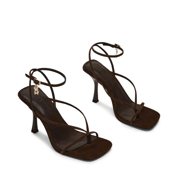 Steve Madden Annie Sandal Brown Suede 4 Steve Madden Annie Sandal Brown Suede - Image 2