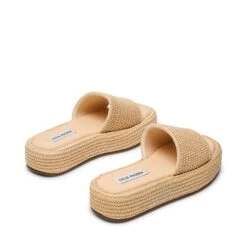 Steve Madden Beachy Slide Natural -Steve Madden Shop STEVEMADDEN SHOES BEACHY NATURAL RAFFIA03